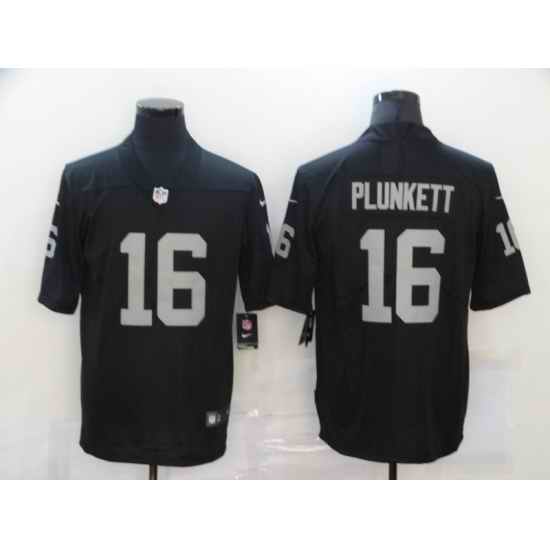 Nike Las Vegas Raiders 16 Jim Plunkett Black Vapor Untouchable Limited Jersey